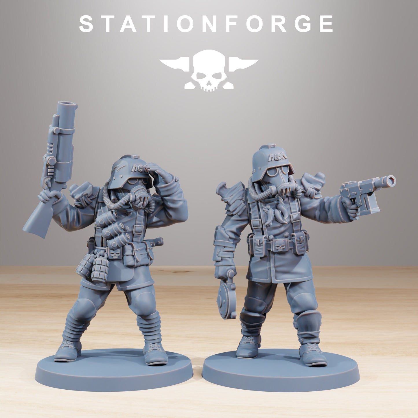 Grim Guard Xenarid Hunters - set of 10 (sculpted by Stationforge)