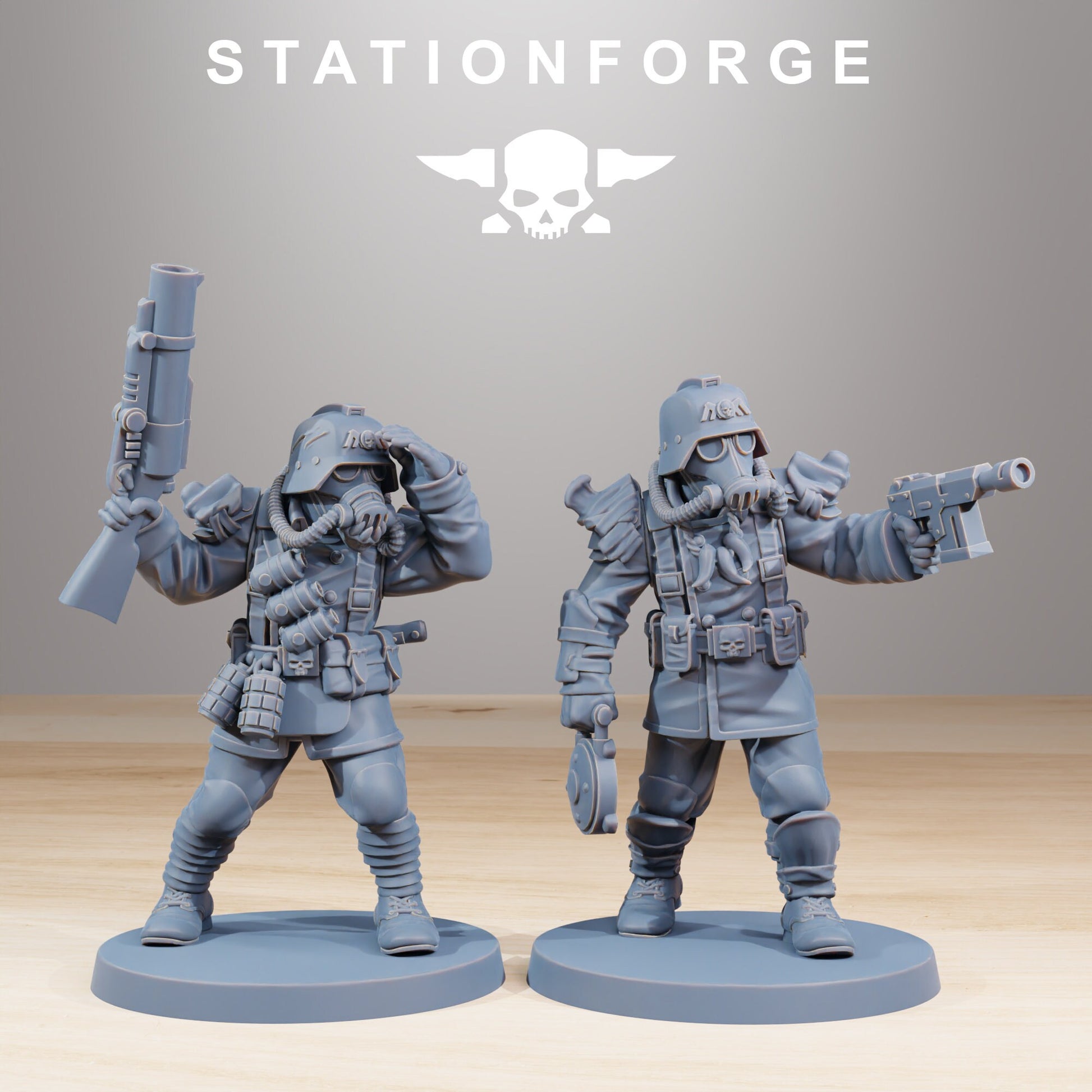 Grim Guard Xenarid Hunters - set of 10 (sculpted by Stationforge)