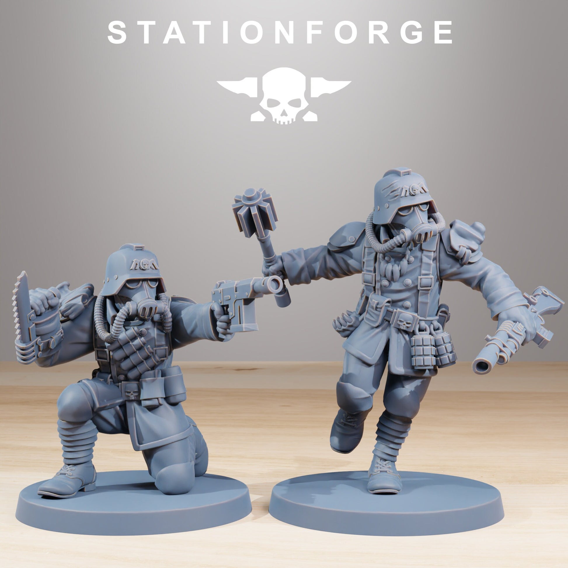 Grim Guard Xenarid Hunters - set of 10 (sculpted by Stationforge)