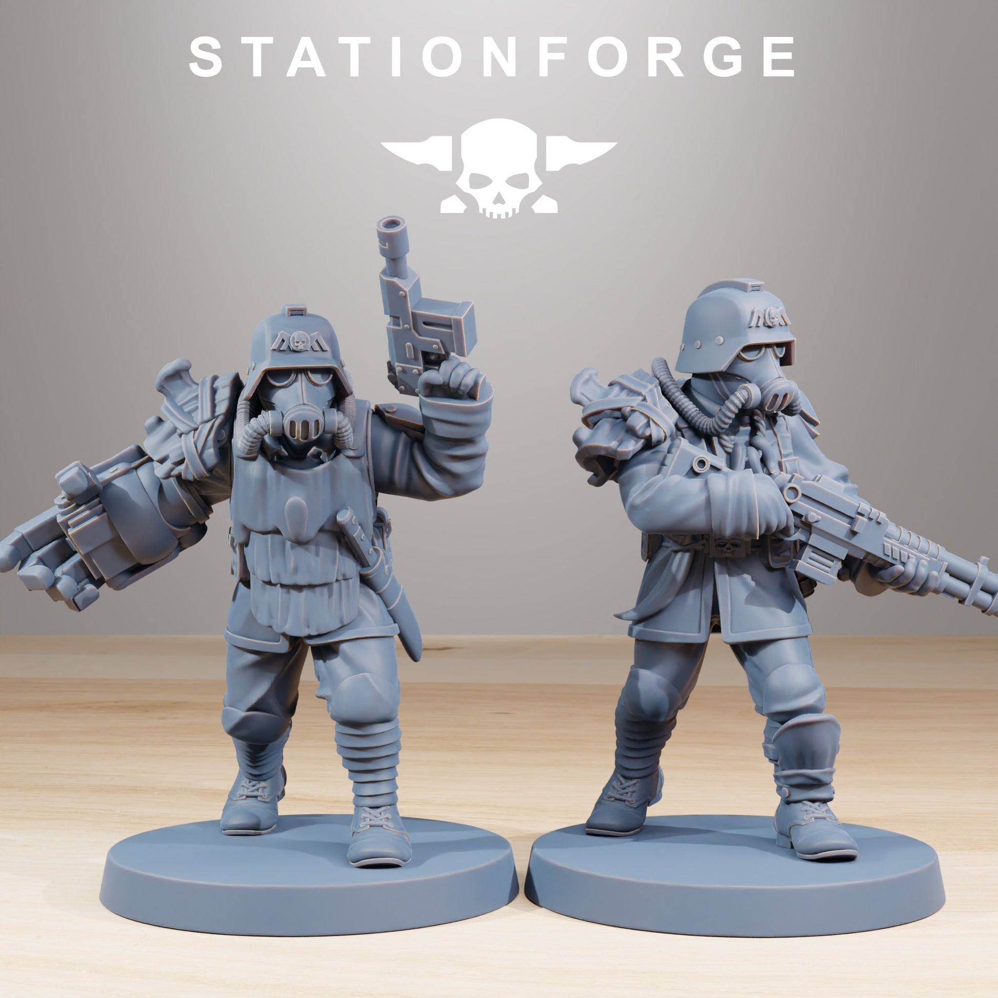 Grim Guard Xenarid Hunters - set of 10 (sculpted by Stationforge)
