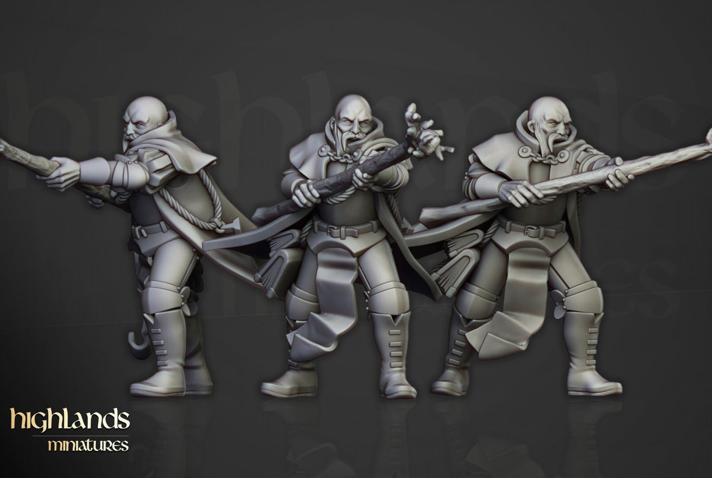 Battle Mage 1 - Sculpted by Highland Miniatures