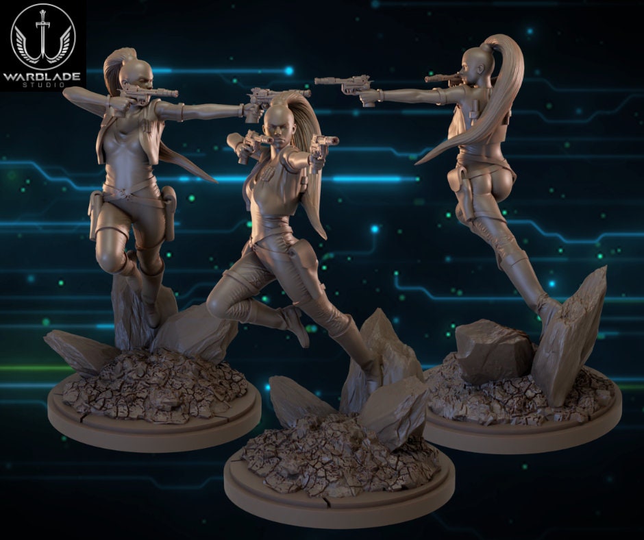 Aurra Sing - Fan Art (sculpted by Warblade Studios)