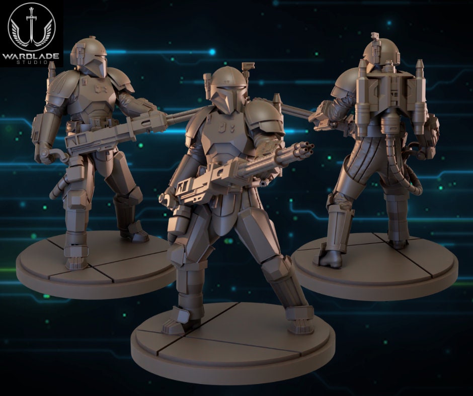 Heavy Mando 2 - Fan Art (sculpted by Warblade Studios)
