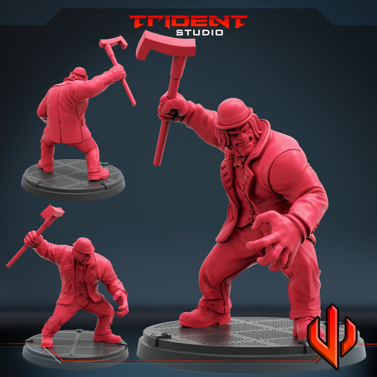 Mister Hyde B (Fan art sculpted by Trident Studio) (Crisis Protocol Proxy/Alternative)