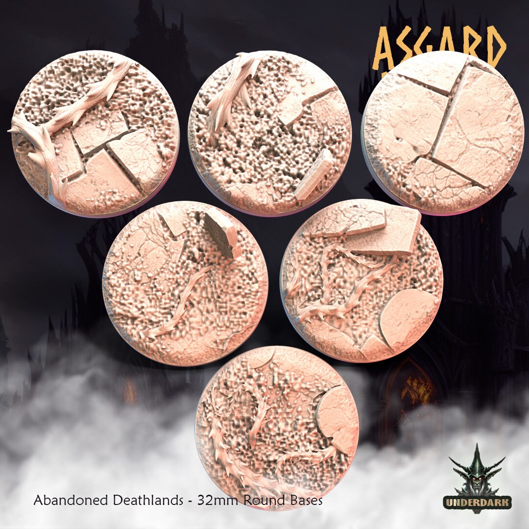 Cave Lurking Spiders x6 (32mm bases) sculpted by Asgard Rising