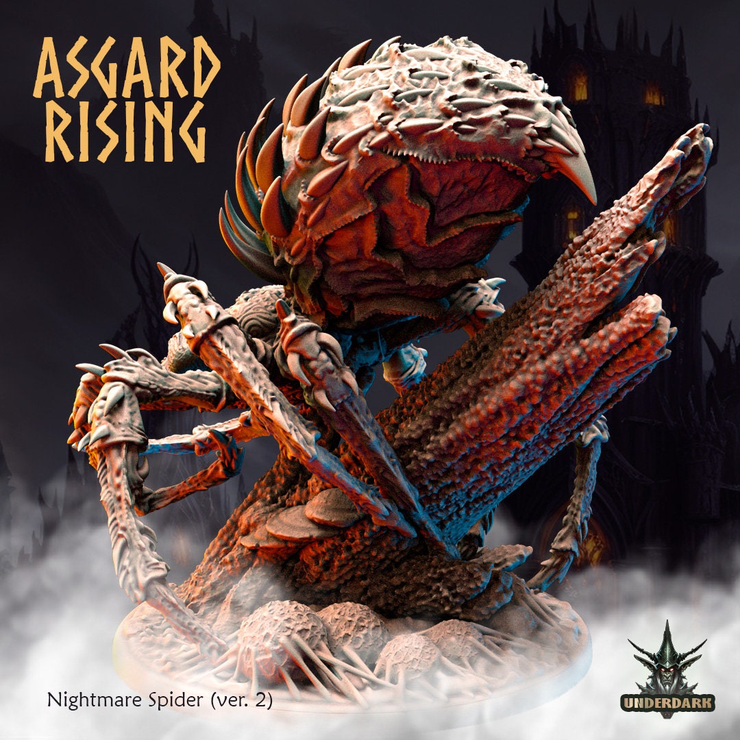 Nightmare Spider (version 2) sculpted by Asgard Rising