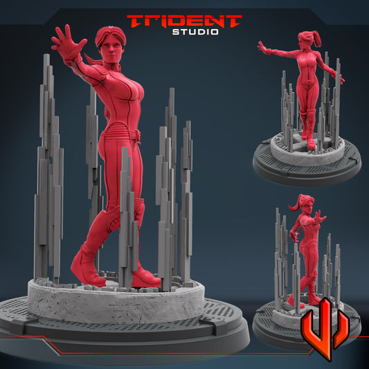 Jean Grey 2000 (Fan art sculpted by Trident Studio) (Crisis Protocol Proxy/Alternative)