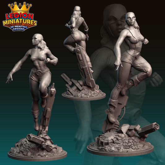 Jean Classic - Fan-Art 40mm Miniature (Sculpted by Legion Miniatures) (Crisis Protocol Proxy/Alternative)