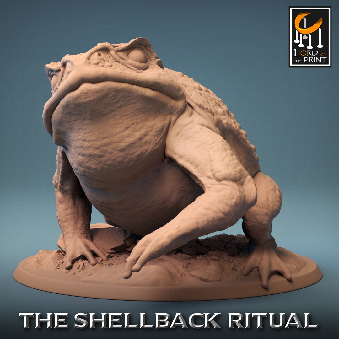 ShellBack Mount (Trumpet) - (Sculpted by Lord of the Print)