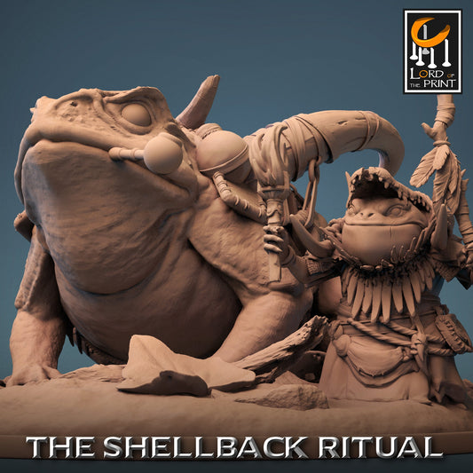 ShellBack Mount (Trumpet) - (Sculpted by Lord of the Print)