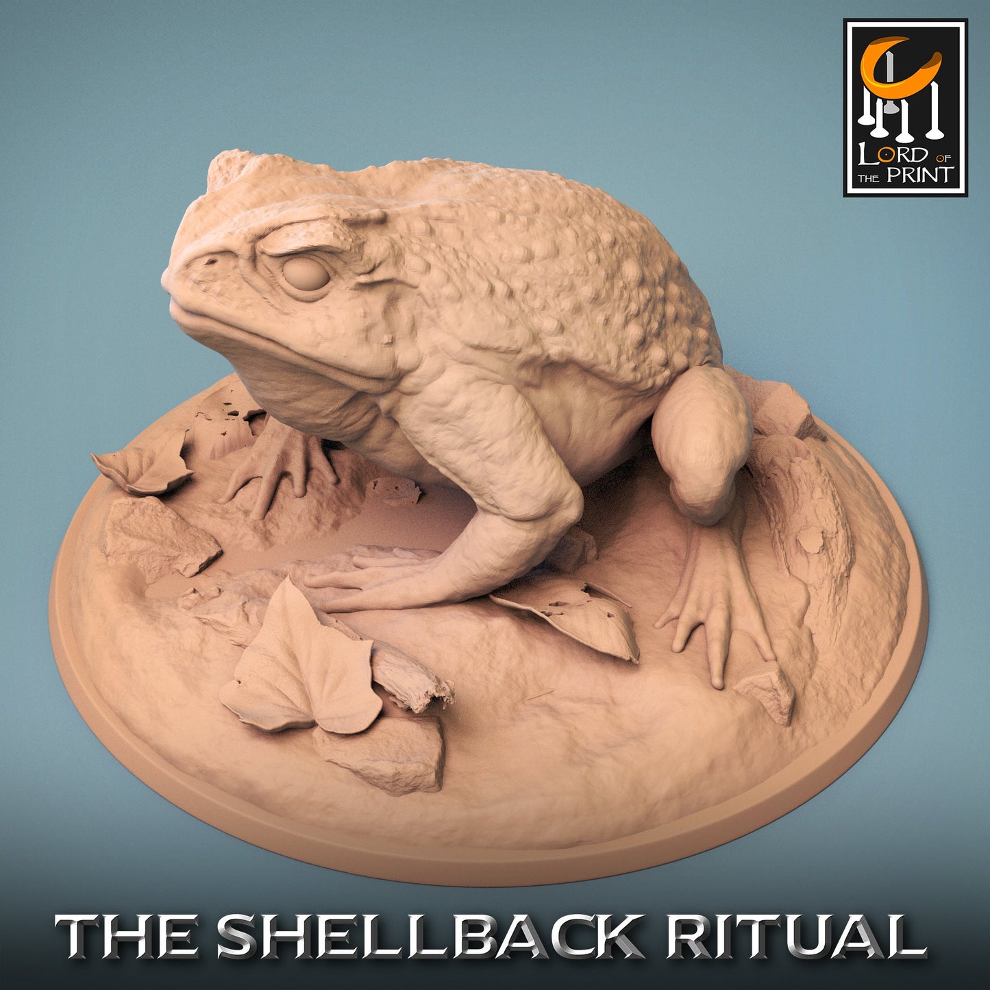 ShellBack Mount (Trumpet) - (Sculpted by Lord of the Print)