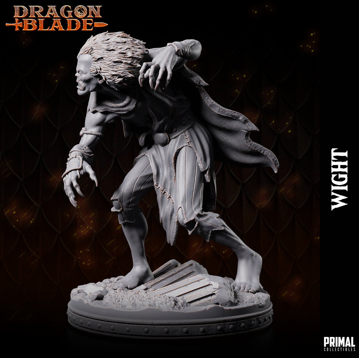 Wight 1 (32mm / 75mm) - Sculpted by Primal Collectibles