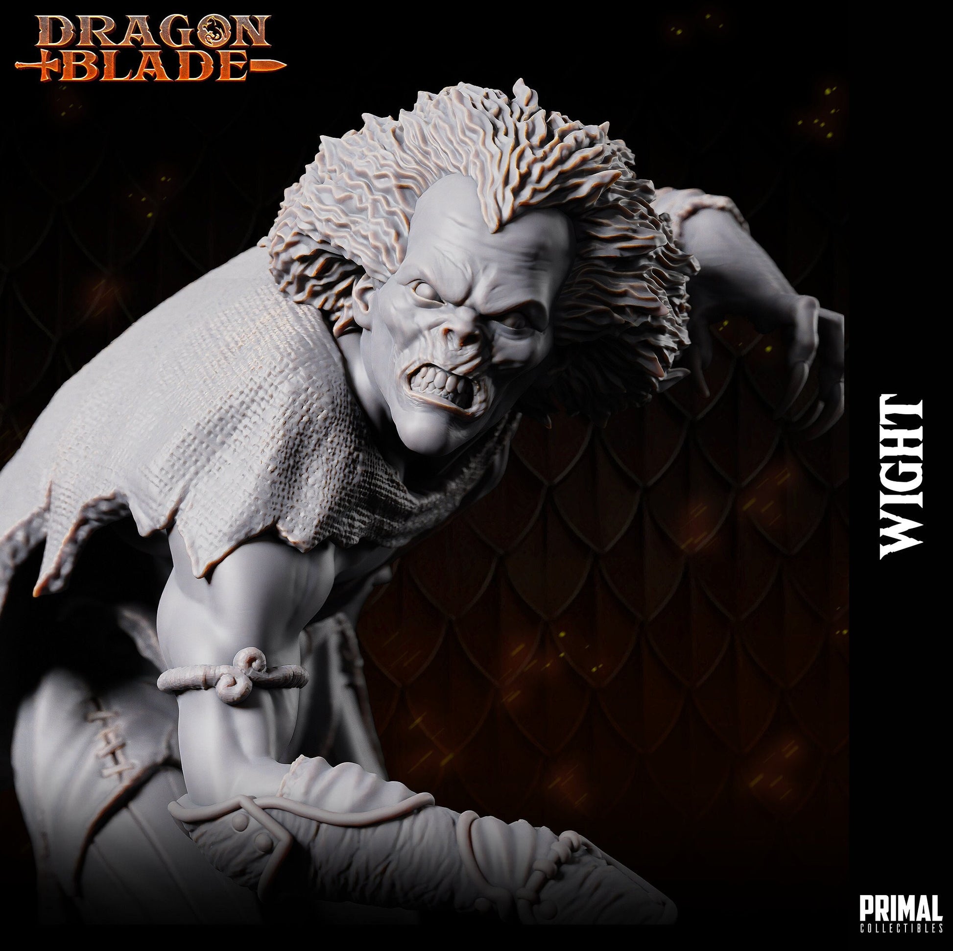 Wight 1 (32mm / 75mm) - Sculpted by Primal Collectibles