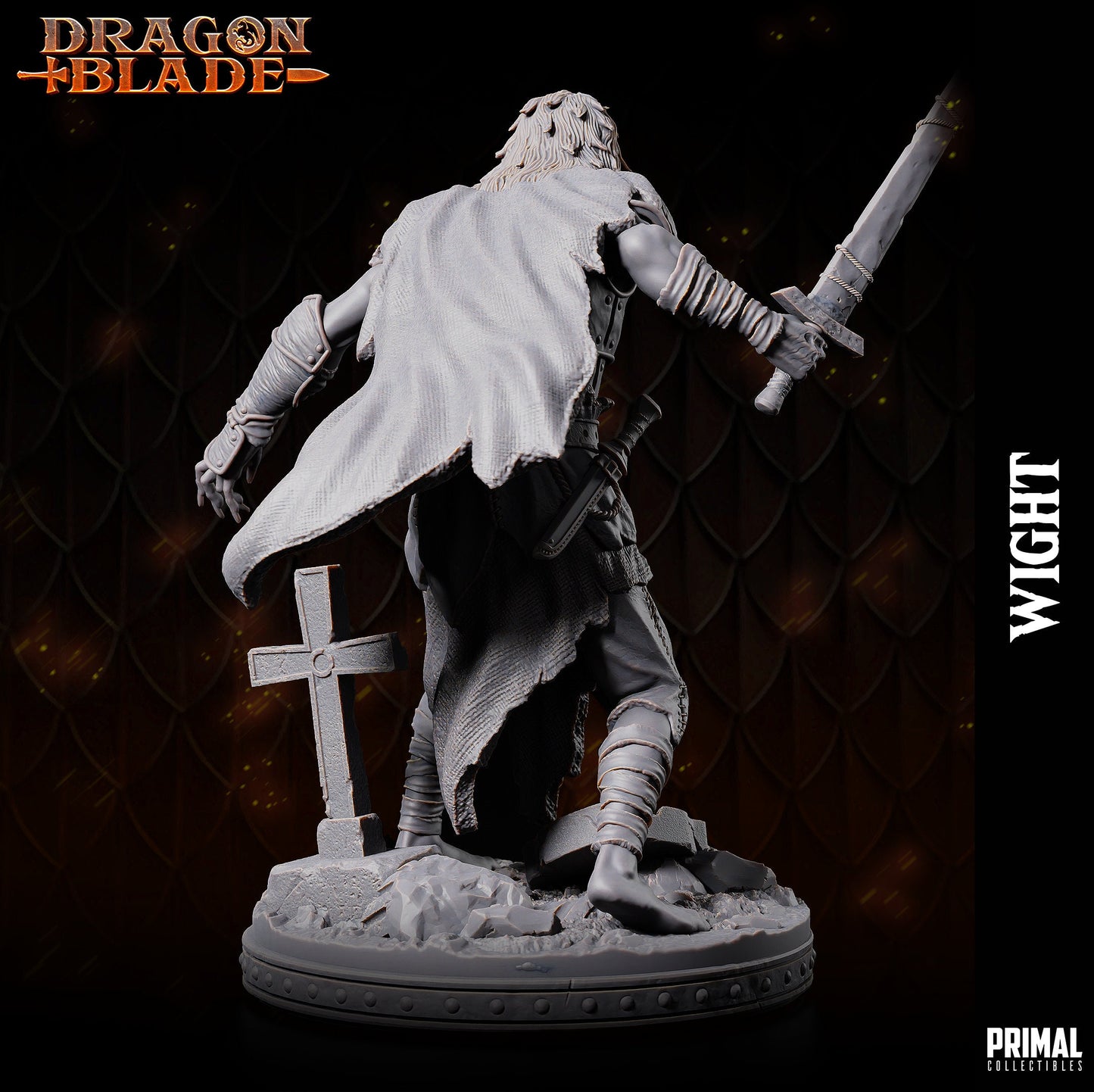 Wight 3 (32mm / 75mm) - Sculpted by Primal Collectibles