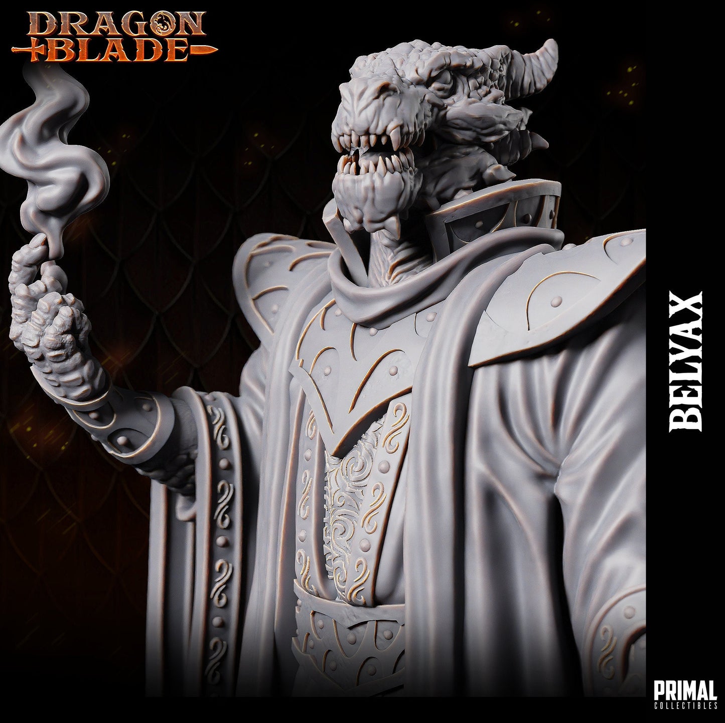 Belyax - Draconian (32mm / 75mm) - Sculpted by Primal Collectibles