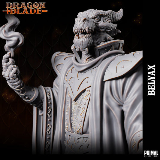 Belyax - Draconian (32mm / 75mm) - Sculpted by Primal Collectibles