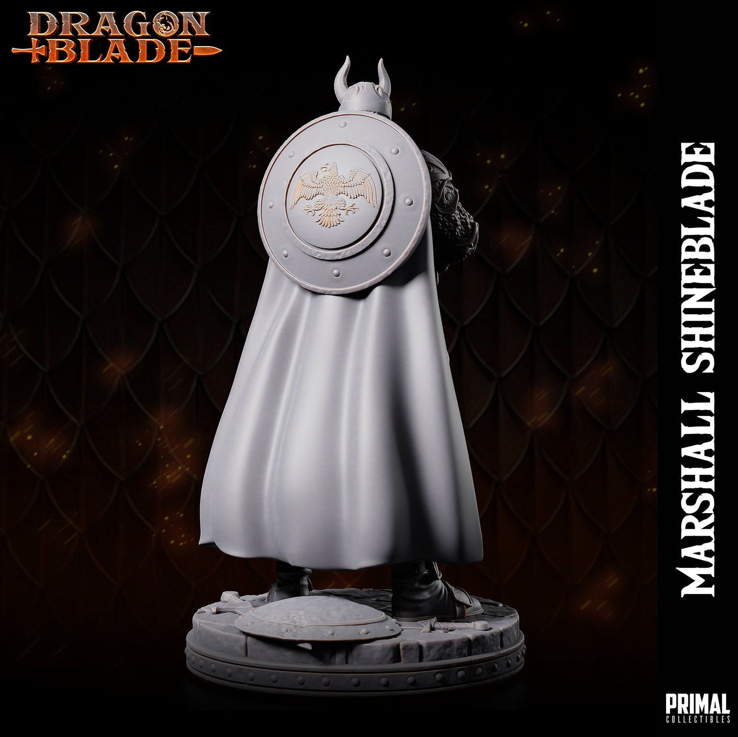Marshall Shineblade - Fighter Knight (32mm / 75mm / Bust) - Sculpted by Primal Collectibles