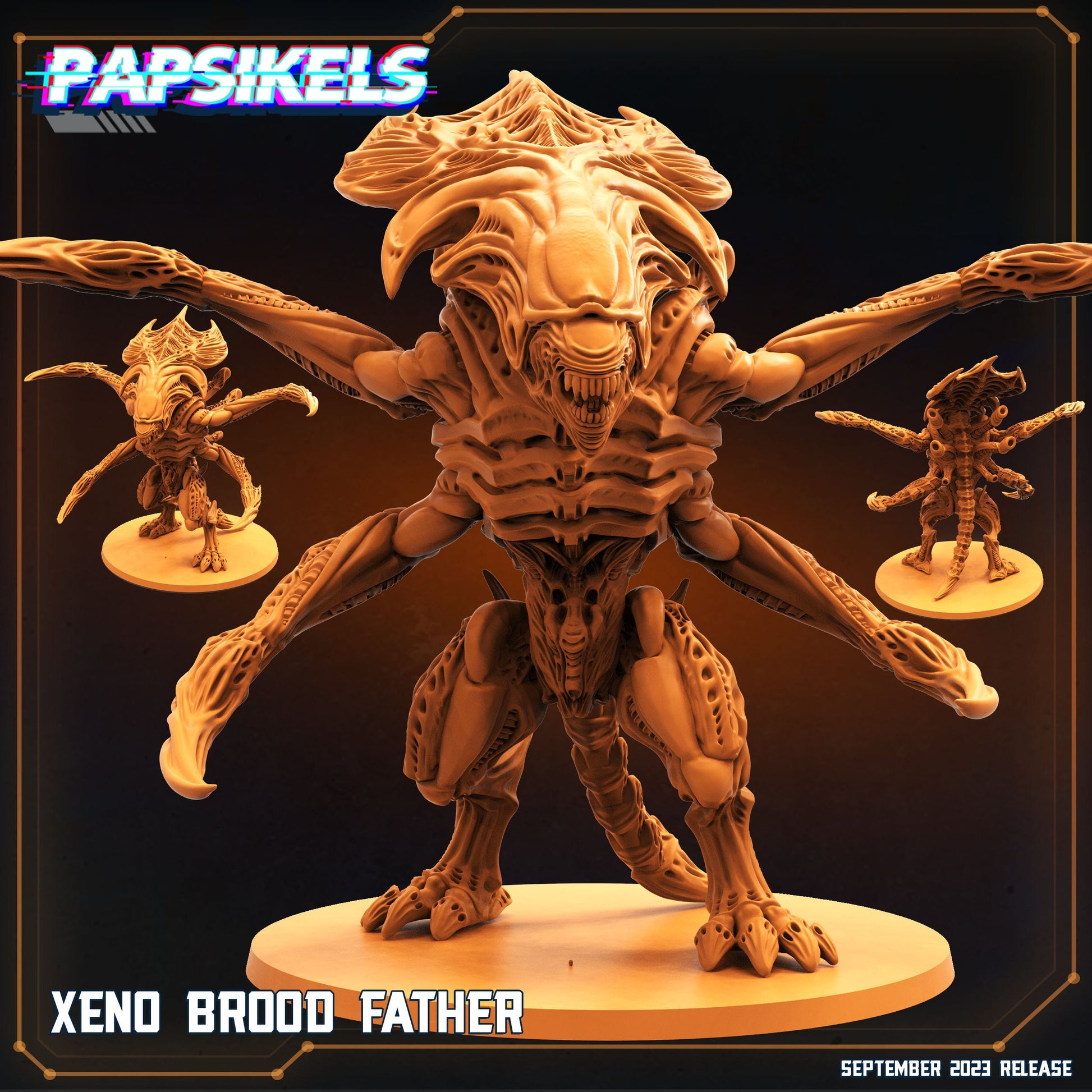 Xeno Brood Father - Alien Fan Art (sculpted by Papsikels)