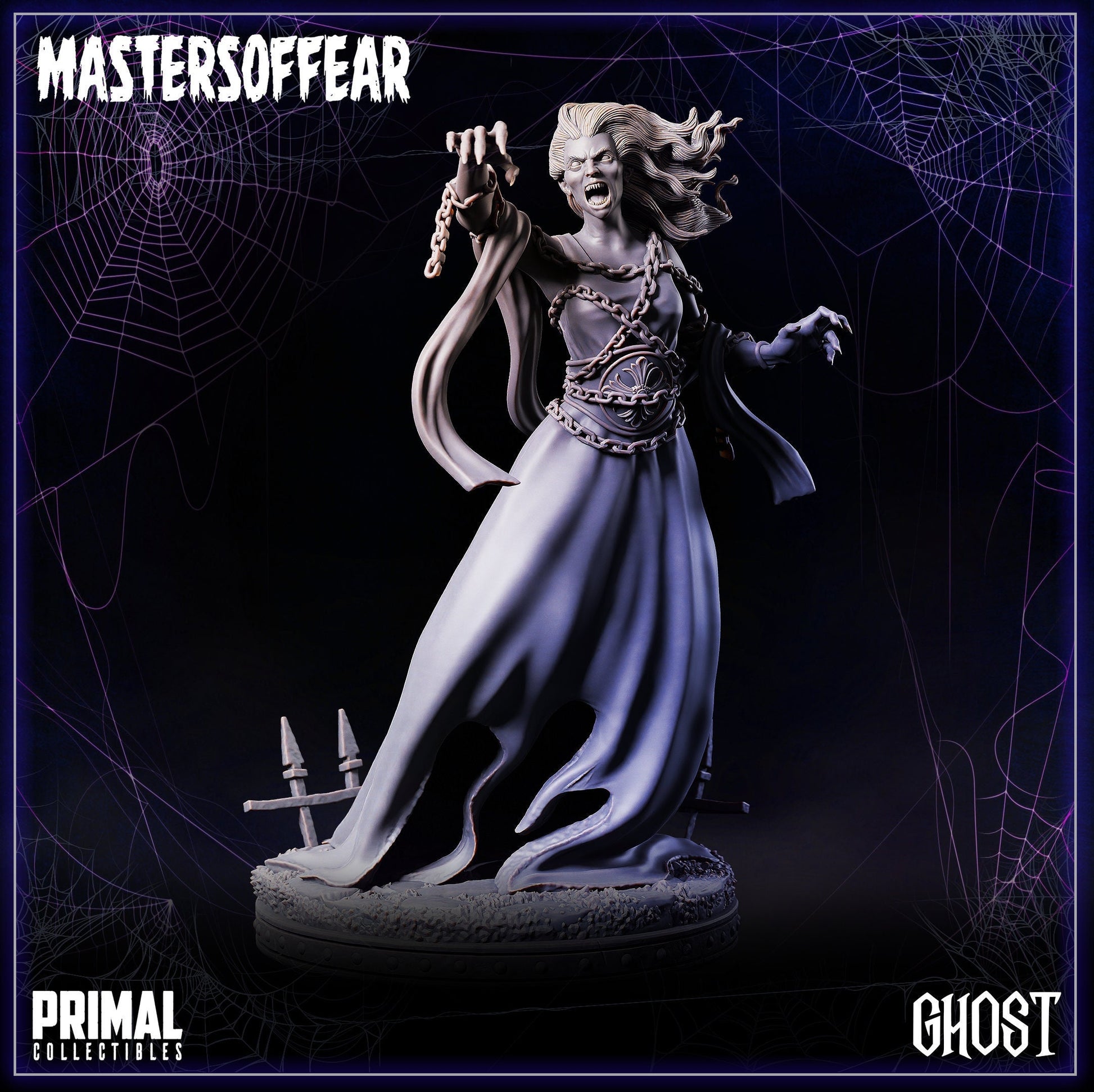 Ghost (32mm / 75mm) - Sculpted by Primal Collectibles