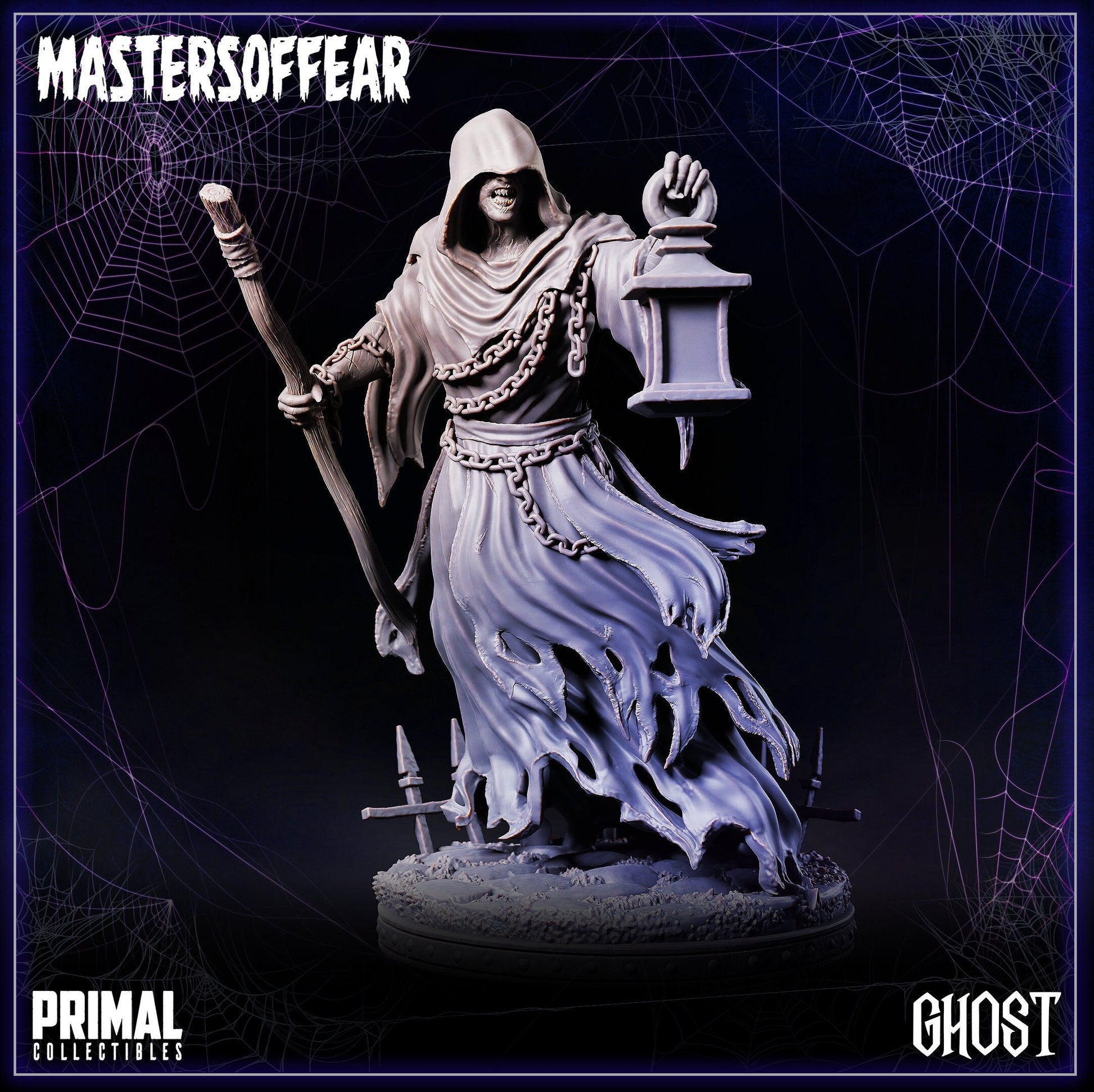 Ghost - Alternative (32mm / 75mm) - Sculpted by Primal Collectibles