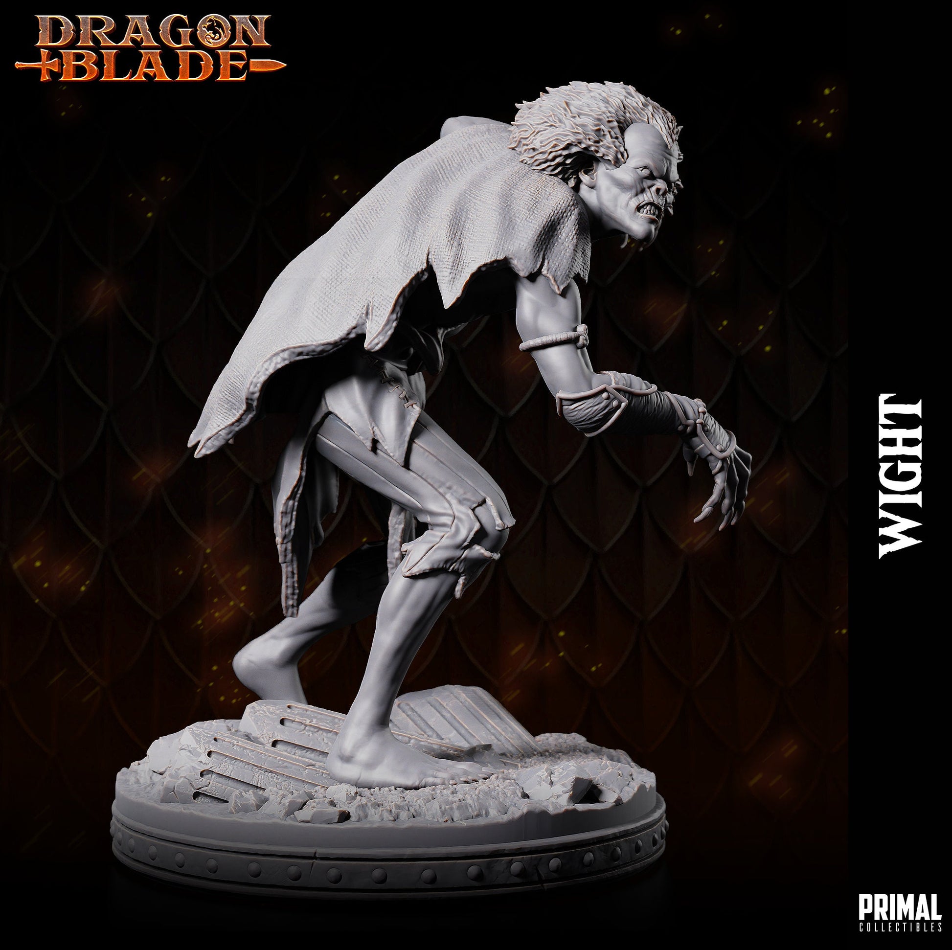 Wight 1 (32mm / 75mm) - Sculpted by Primal Collectibles