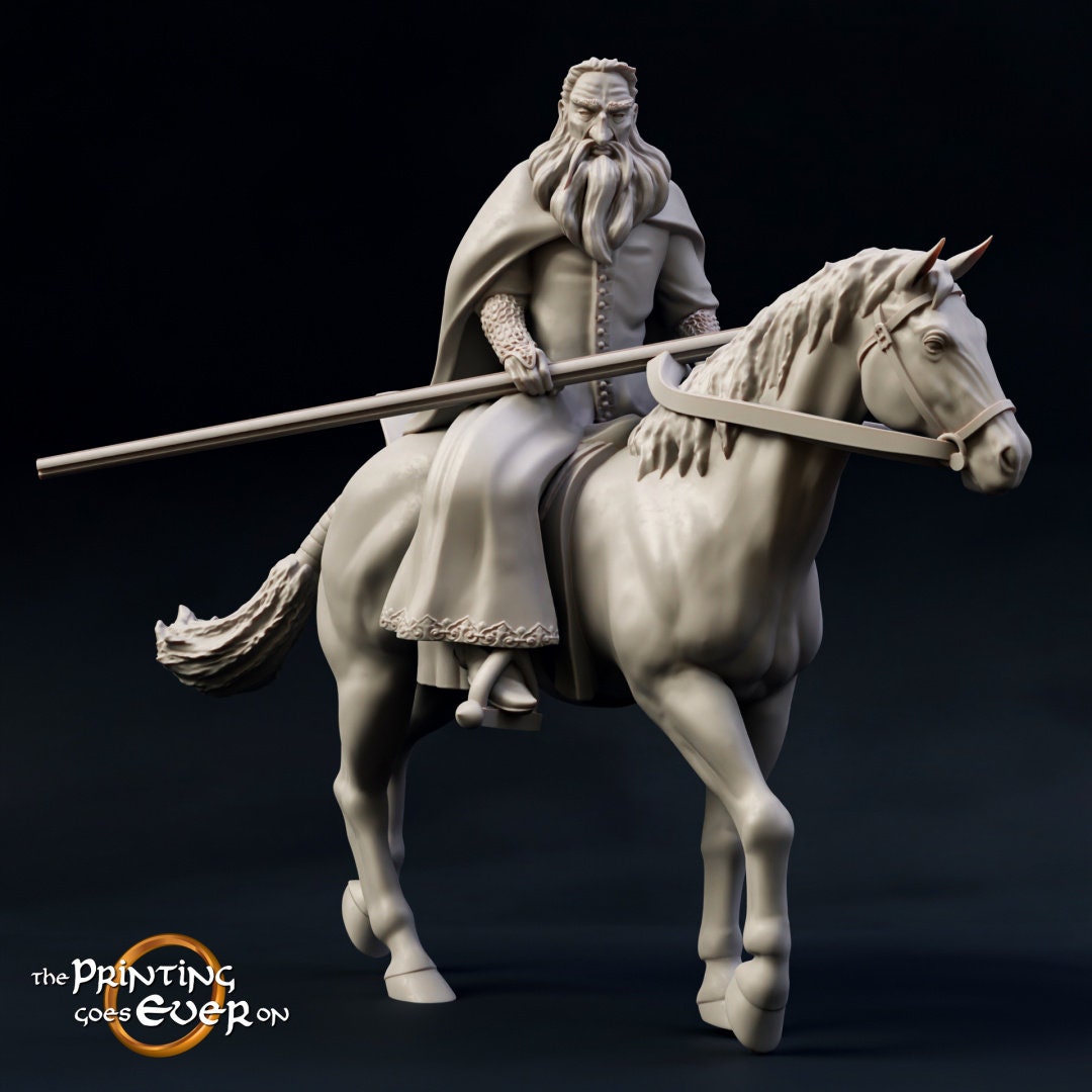 Saligastir - Mounted - Forces of Evil (sculpted by Print Goes Ever On)