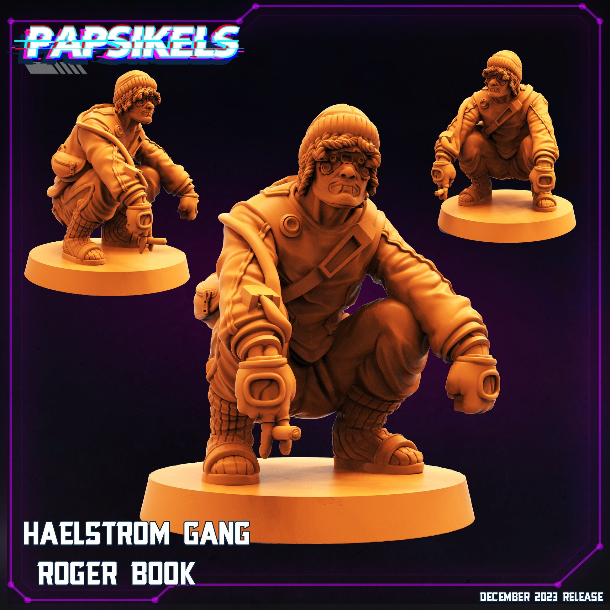 Haelstrom Gang - Roger Books (sculpted by Papsikels)