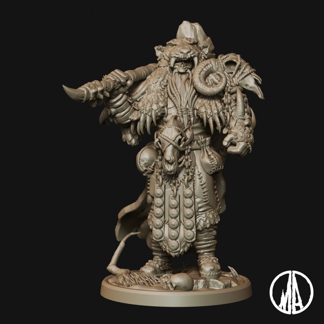 Barbarian - Arctic Tribes (Sculpted by Monolith Arts)