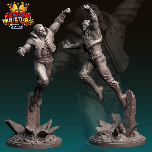 Blue Marvel Fan-Art 40mm Miniature (Sculpted by Legion Miniatures) (Crisis Protocol Proxy/Alternative)