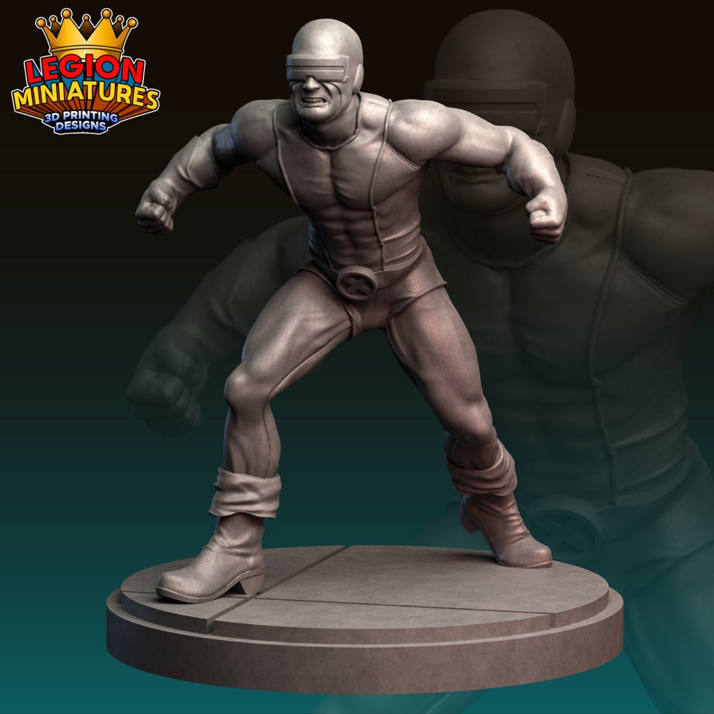 Cyclops Fan-Art 40mm Miniature (Sculpted by Legion Miniatures) (Crisis Protocol Proxy/Alternative)