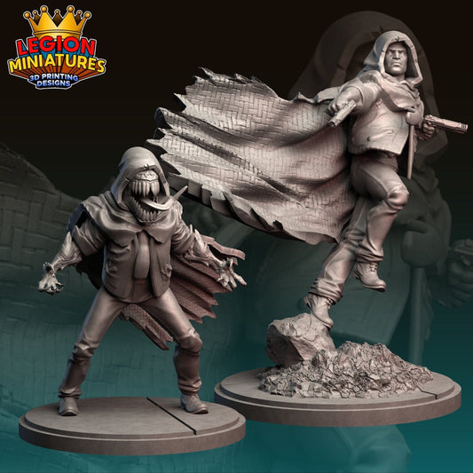 Hood Fan-Art 40mm Miniature (Both models) - (Sculpted by Legion Miniatures) (Crisis Protocol Proxy/Alternative)