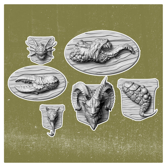 Trophy Terrain Set - Wild Wasteland (Sculpted by Vermillion Miniatures)