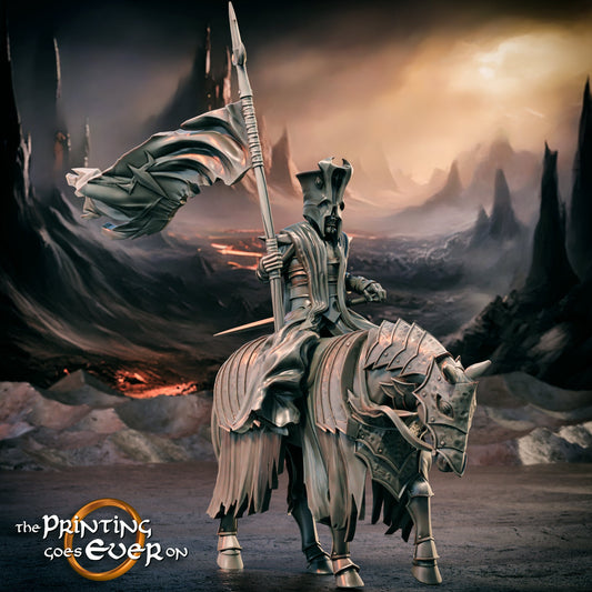 Herald of Saucar - Mounted - Gates of Evil (sculpted by Print Goes Ever On)