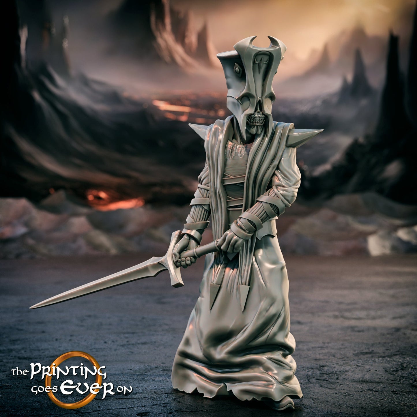 Herald of Saucar - On Foot - Gates of Evil (sculpted by Print Goes Ever On)