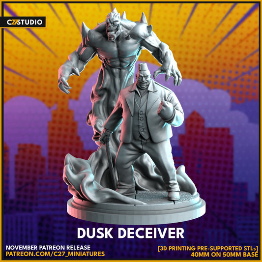 Shadow King / Dusk Deceiver 40mm miniature (Fan Art sculpted by C27 collectibles) (Crisis Protocol Proxy/Alternative)