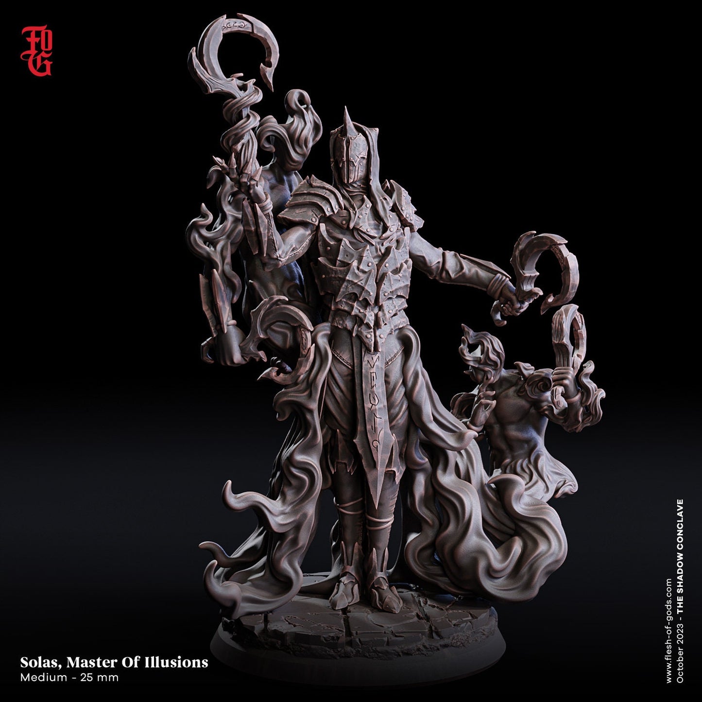 Solas, Master of Illusions - The Shadow Conclave (sculpted by Flesh of Gods miniatures)