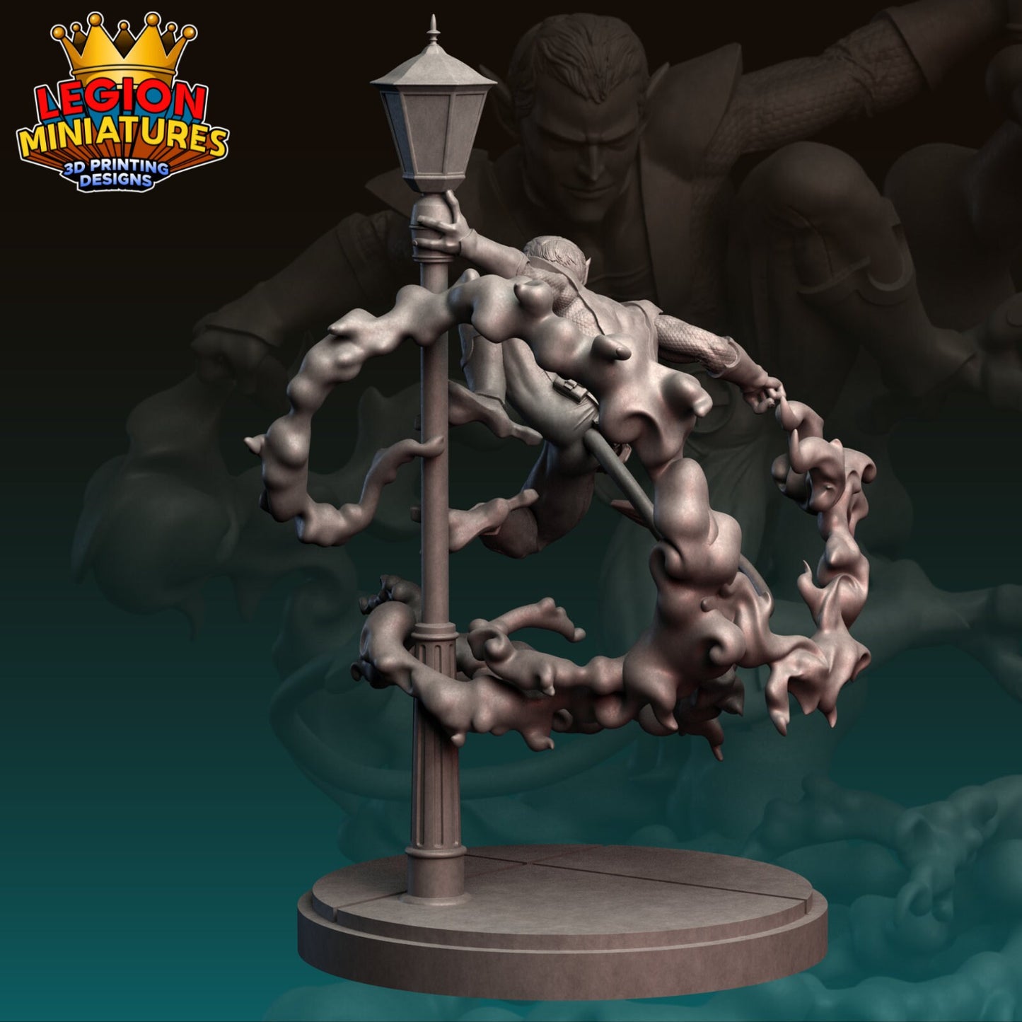 Ultimate Nightcrawler Fan-Art 40mm Miniature (Sculpted by Legion Miniatures) (Crisis Protocol Proxy/Alternative)