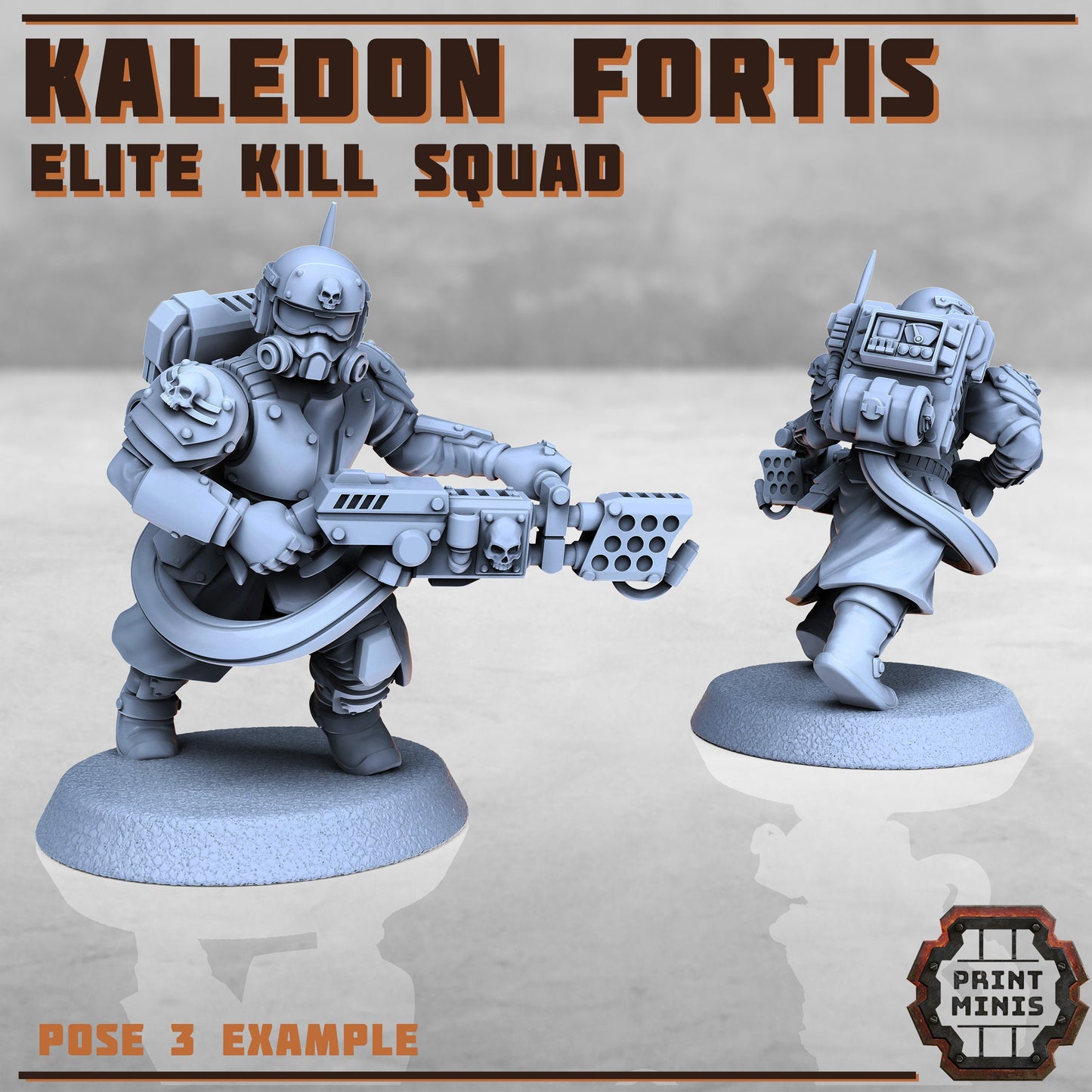 Elite Kill Squad - Kaledon Fortis Army (set of 10) by Print Minis