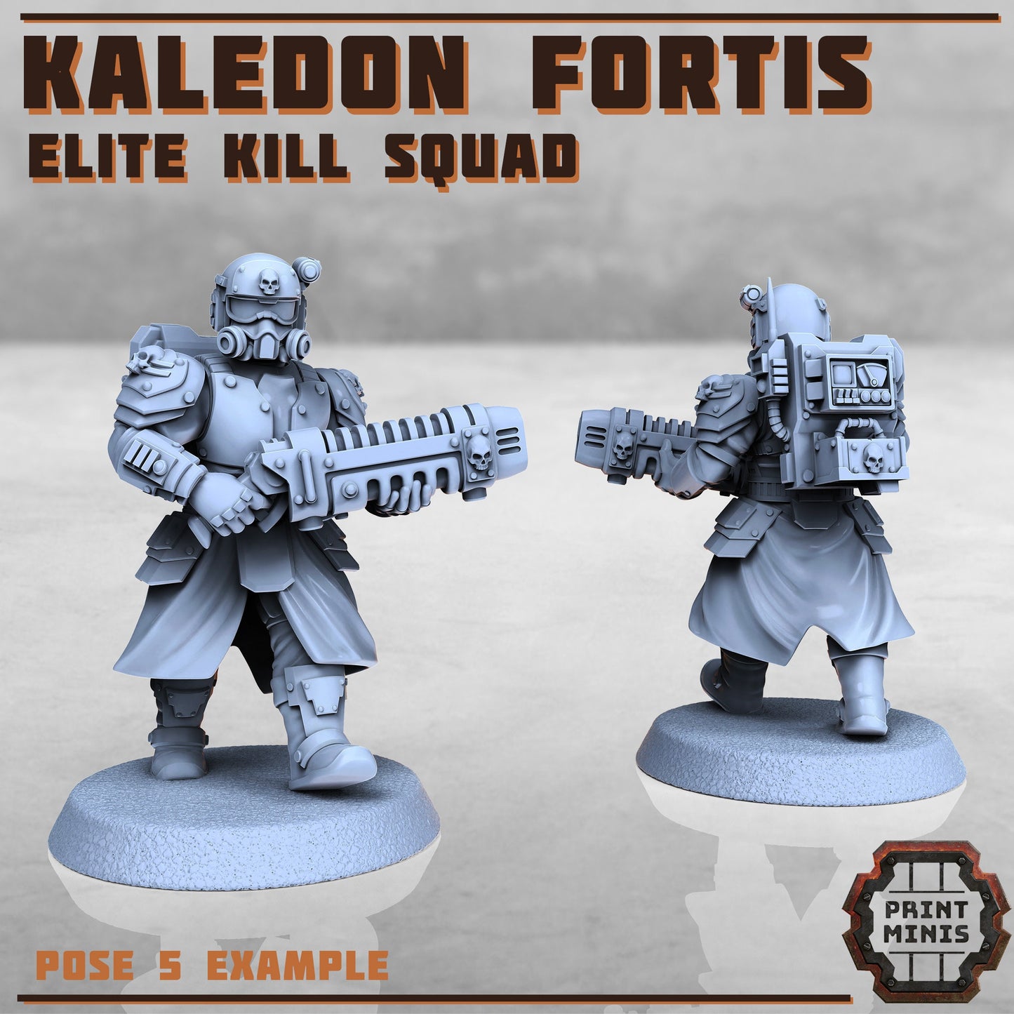 Elite Kill Squad - Kaledon Fortis Army (set of 10) by Print Minis