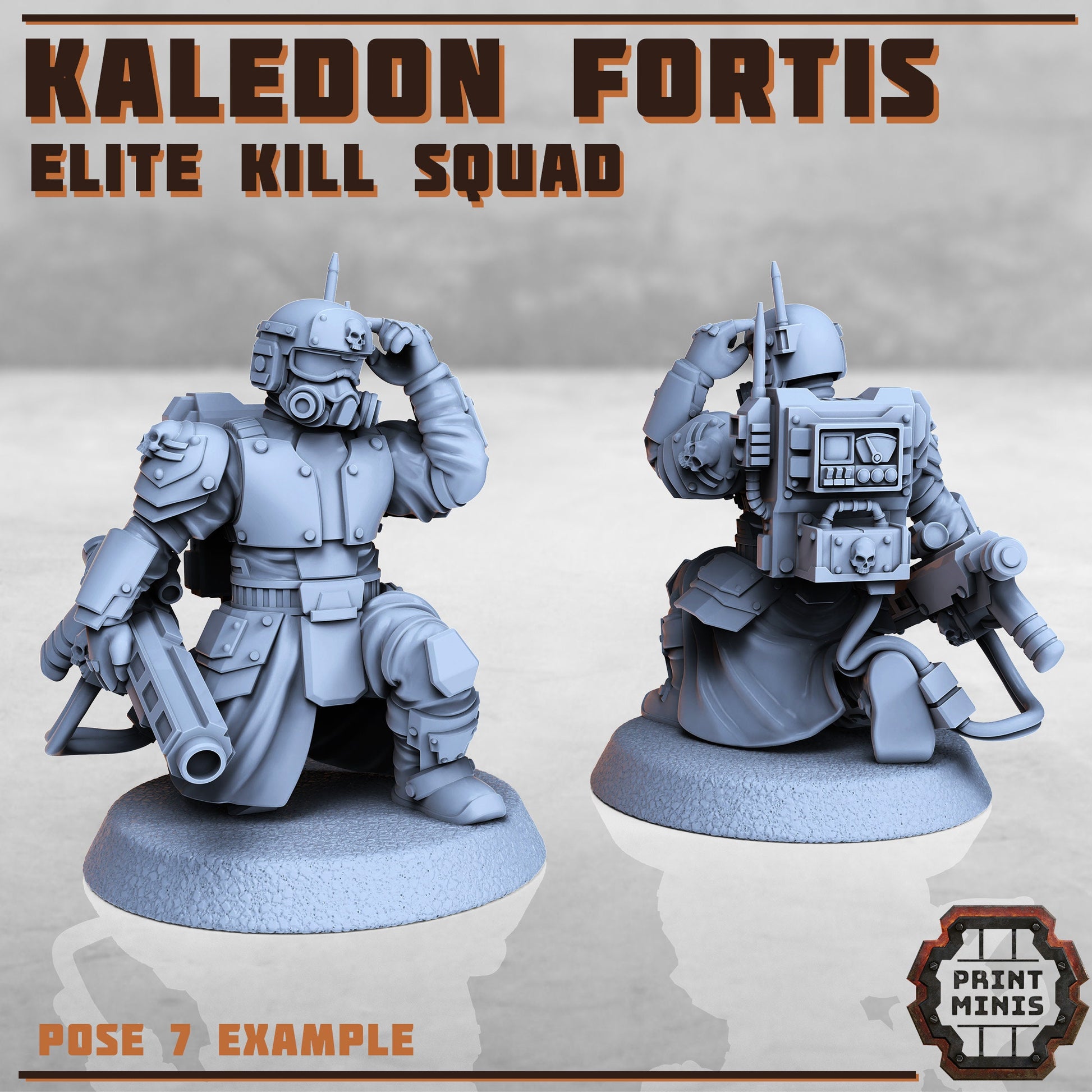 Elite Kill Squad - Kaledon Fortis Army (set of 10) by Print Minis