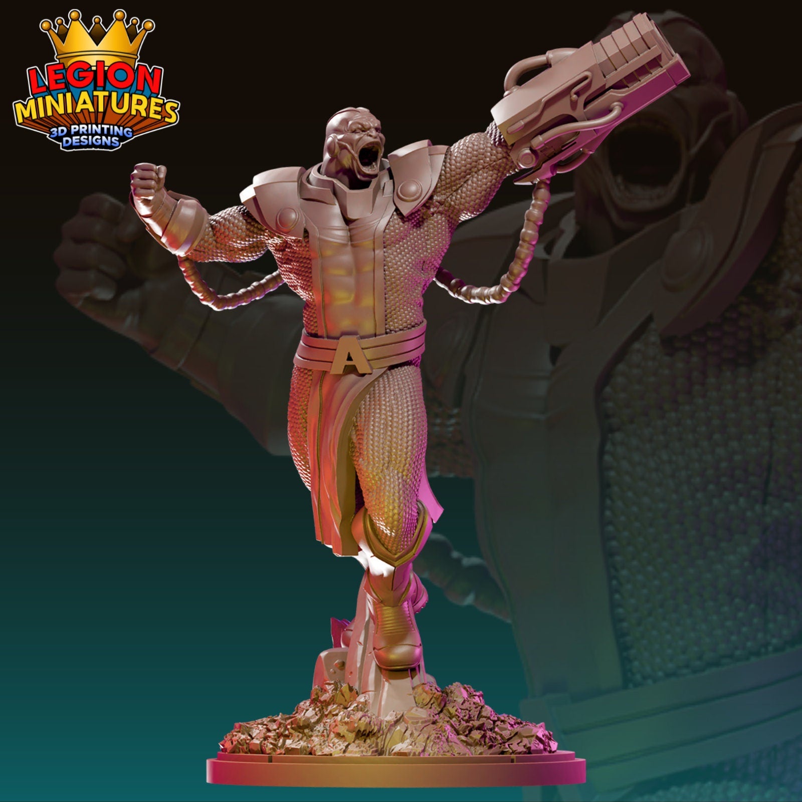 Apocalypse Fan-Art 40mm Miniature (Sculpted by Legion Miniatures) (Crisis Protocol Proxy/Alternative)