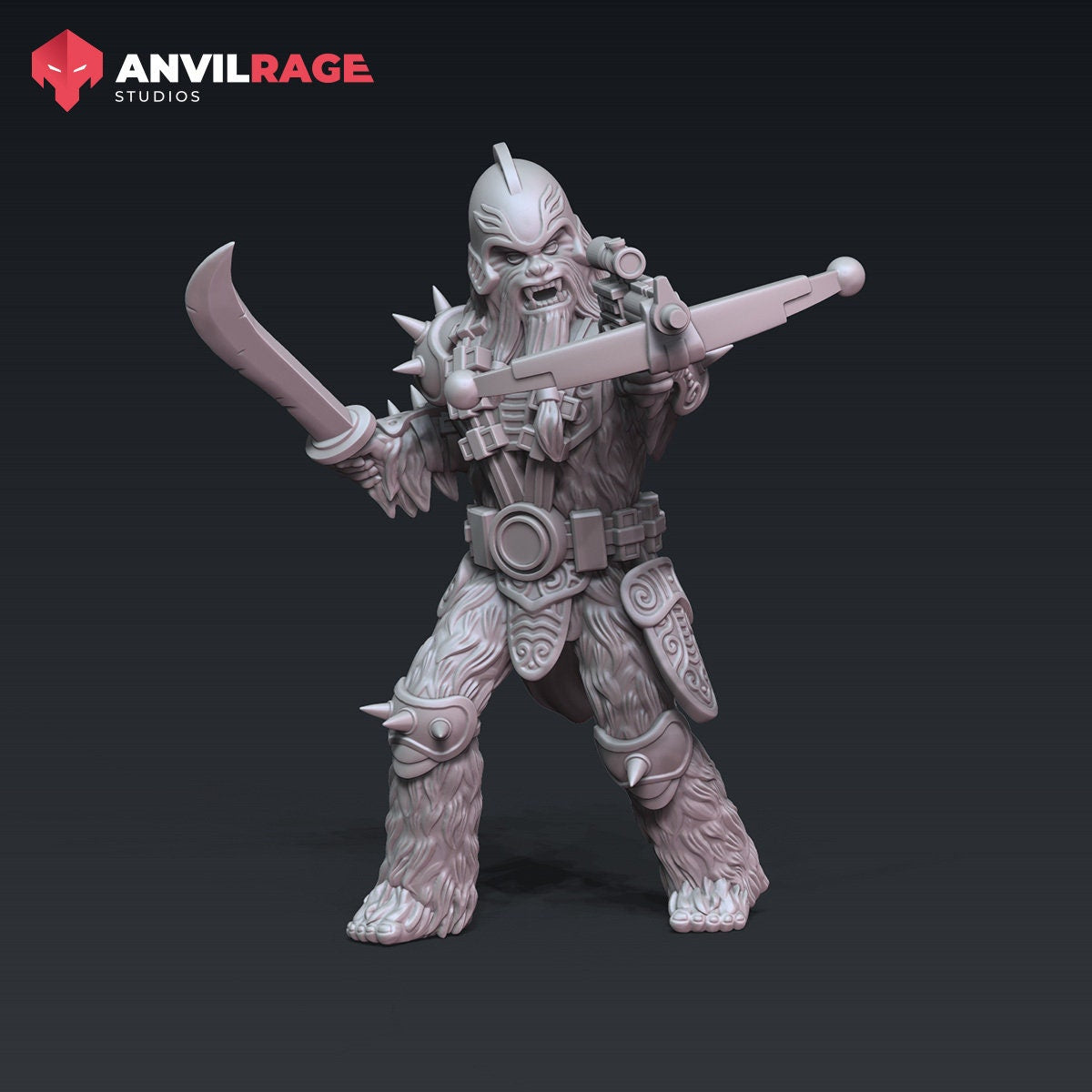 Old Furry Chieftain (Sculpted by Anvilrage Studios)