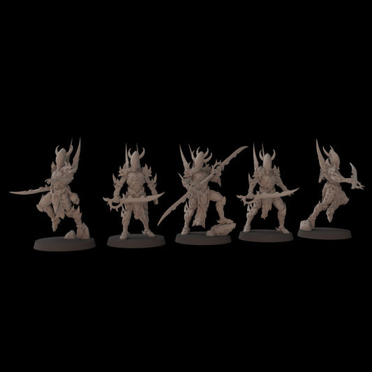 Darkblades - set of 5 (Sculpted by Fantasy Cult Miniatures)