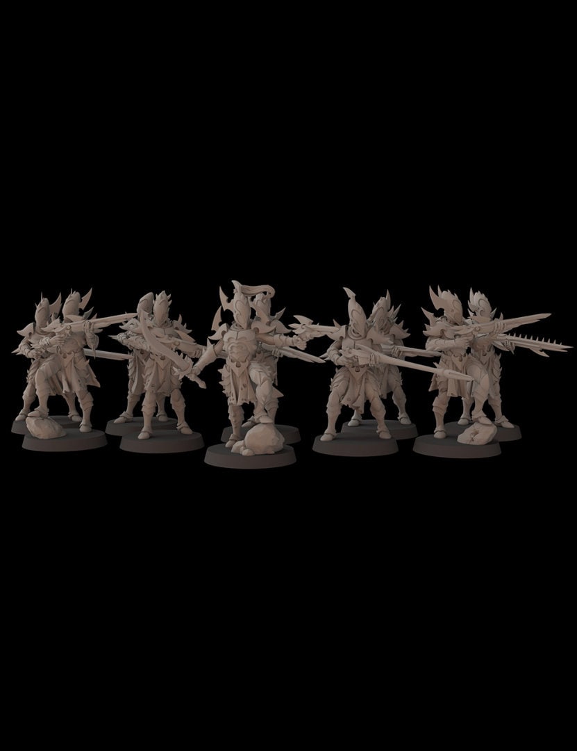 Dark Cult Troops - set of 10 (Sculpted by Fantasy Cult Miniatures)