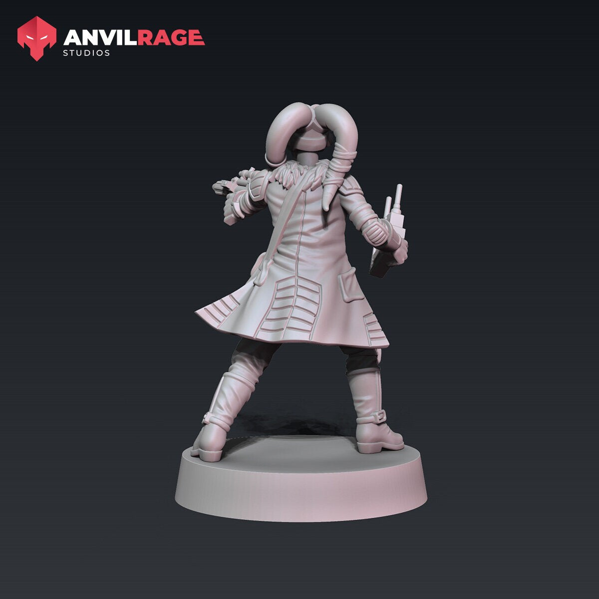 Freedom Fighter Female Commander (Sculpted by Anvilrage Studios)