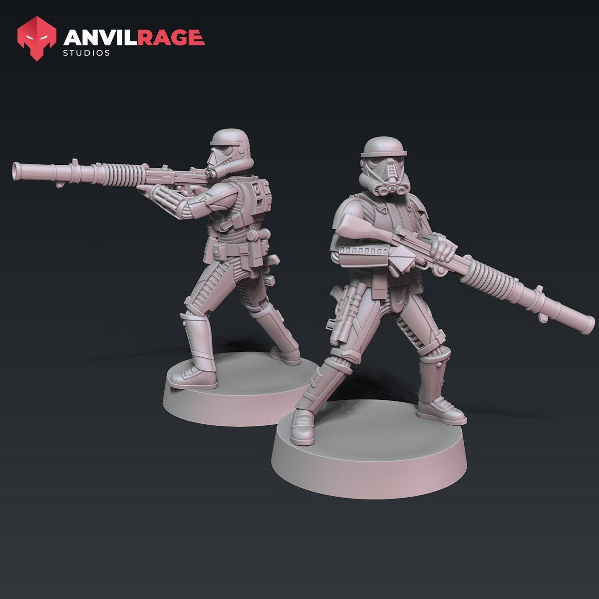 Remnant Enhanced Trooper with T21 - Set of 2 (Sculpted by Anvilrage Studios)