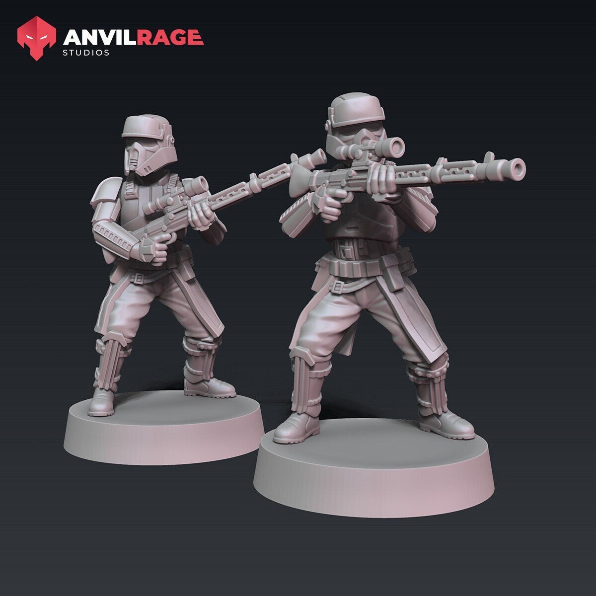Remnant Gunline Sniper - set of 2 (Sculpted by Anvilrage Studios)