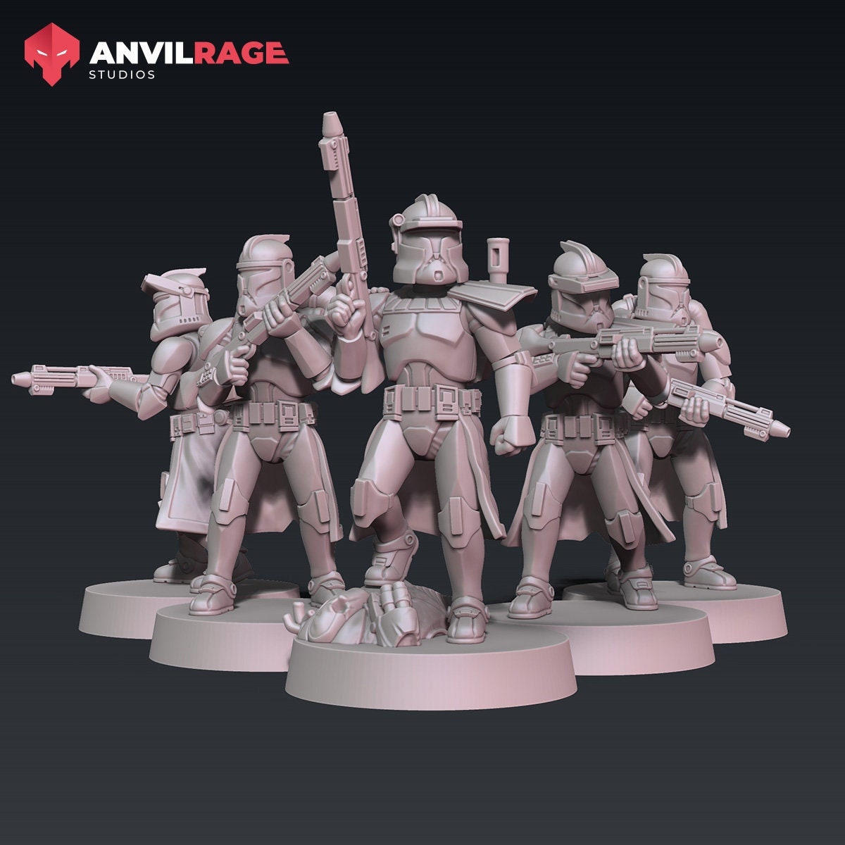 Replicator Assassins - set of 5 (Sculpted by Anvilrage Studios)