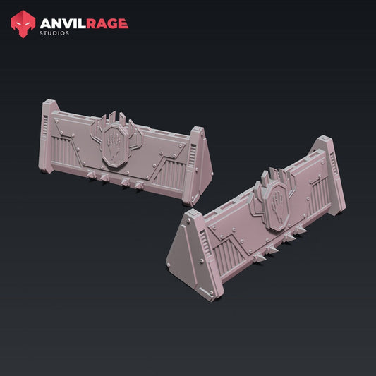 Syndicate Barriers - set of 2 (Sculpted by Anvilrage Studios)