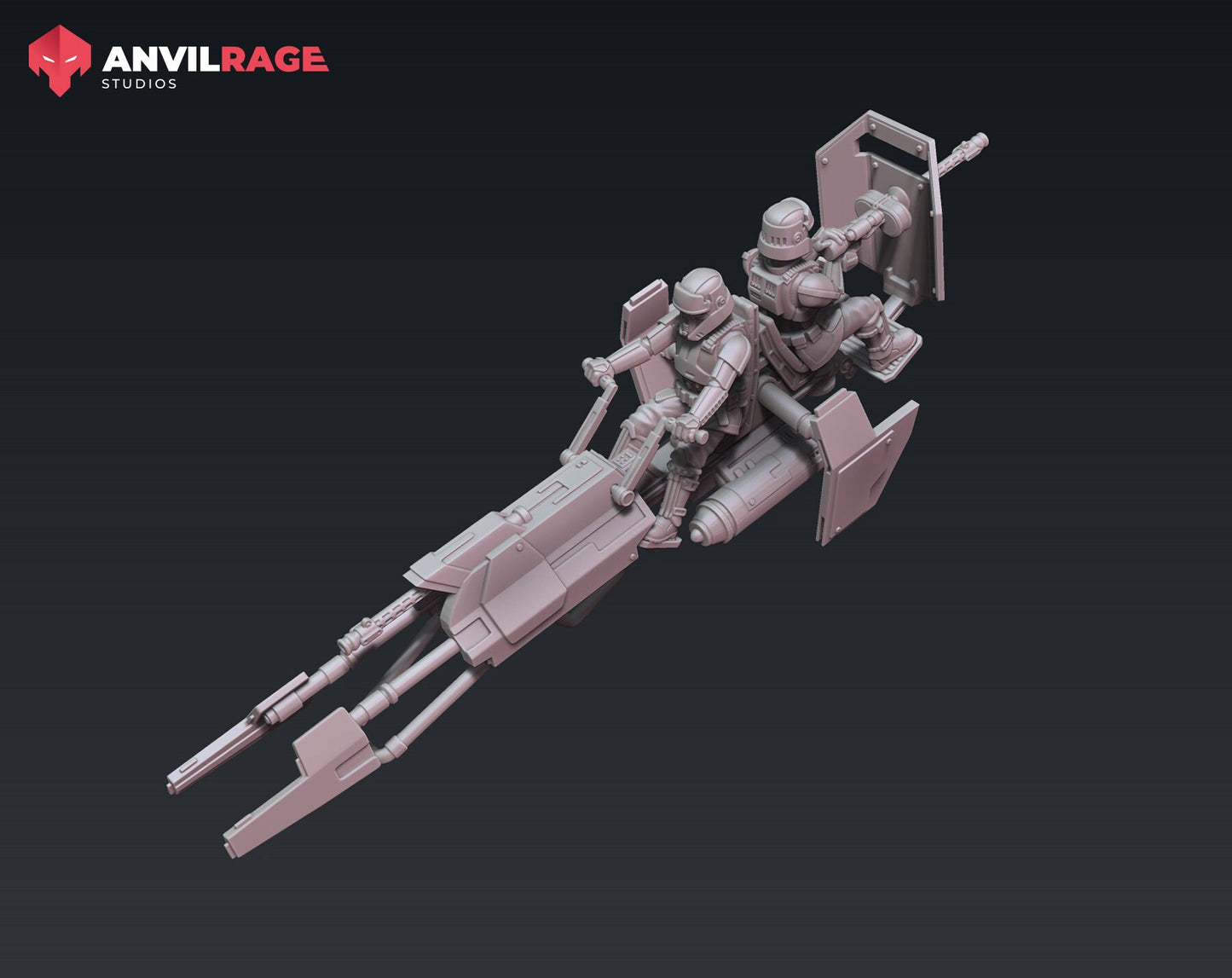 Gunline Heavy Recon Bike (Sculpted by Anvilrage Studios)